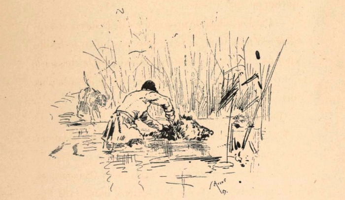 Illustration tirée de l'ouvrage En déplacement - Donatien Levesque (1887) - E. Plon, Nourrit et Cie (Paris) - BnF (Gallica) 123